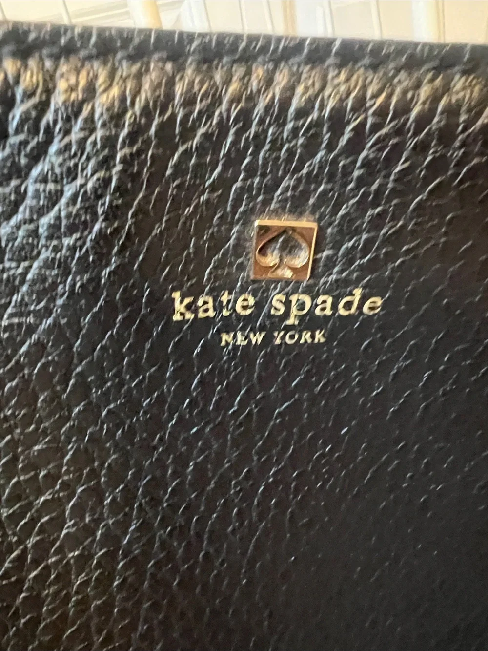 kate spade structured pebbled